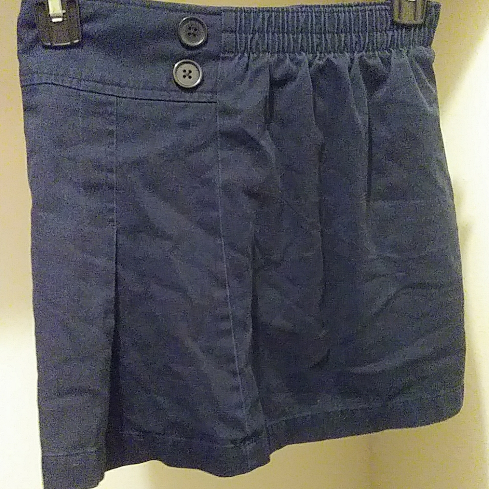 Navy blue school skirt